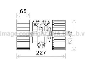 AVA QUALITY COOLING bw8470 -  Электродвигатель, вентиляция салона